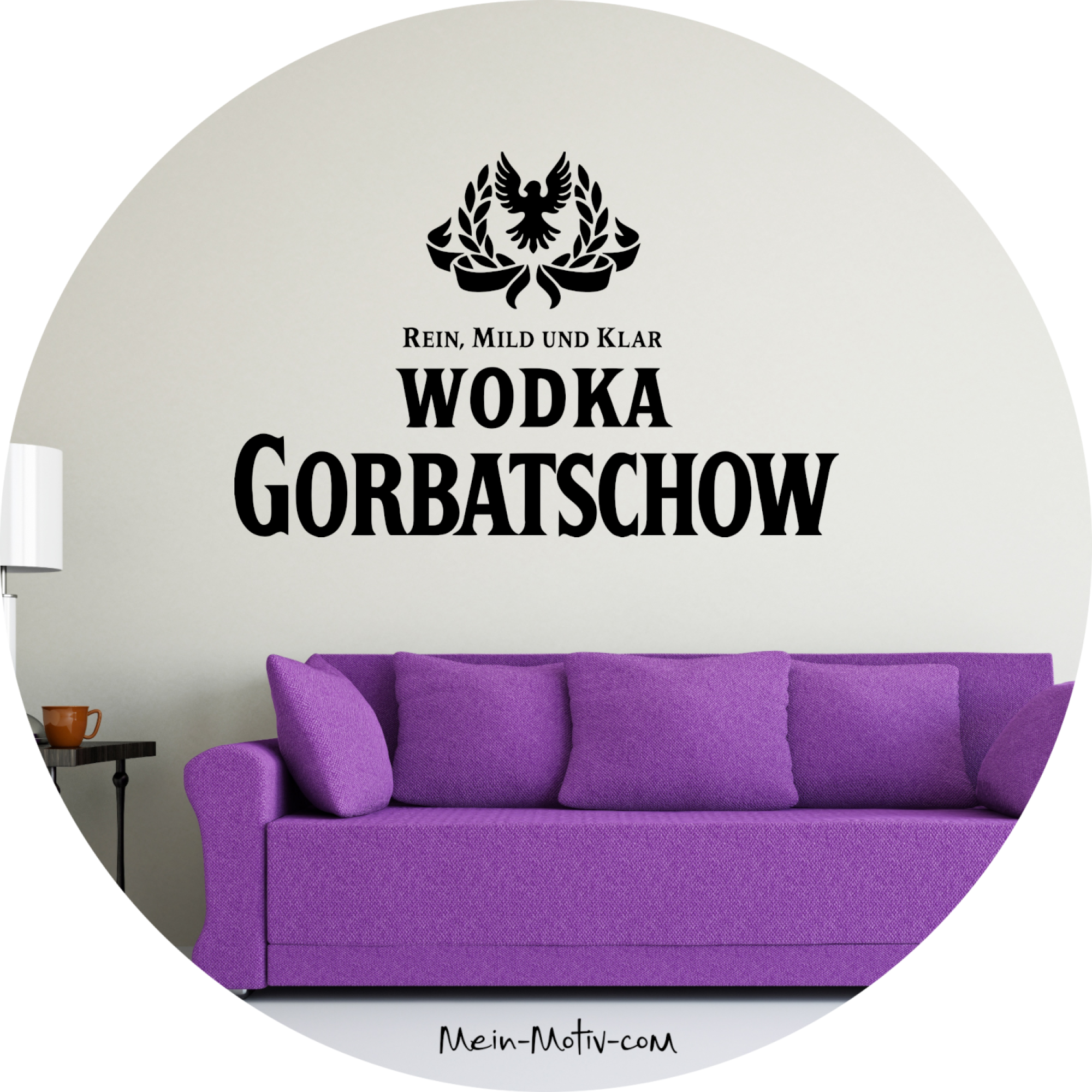 Wandtattoo 46048 Wodka Gorbatschow